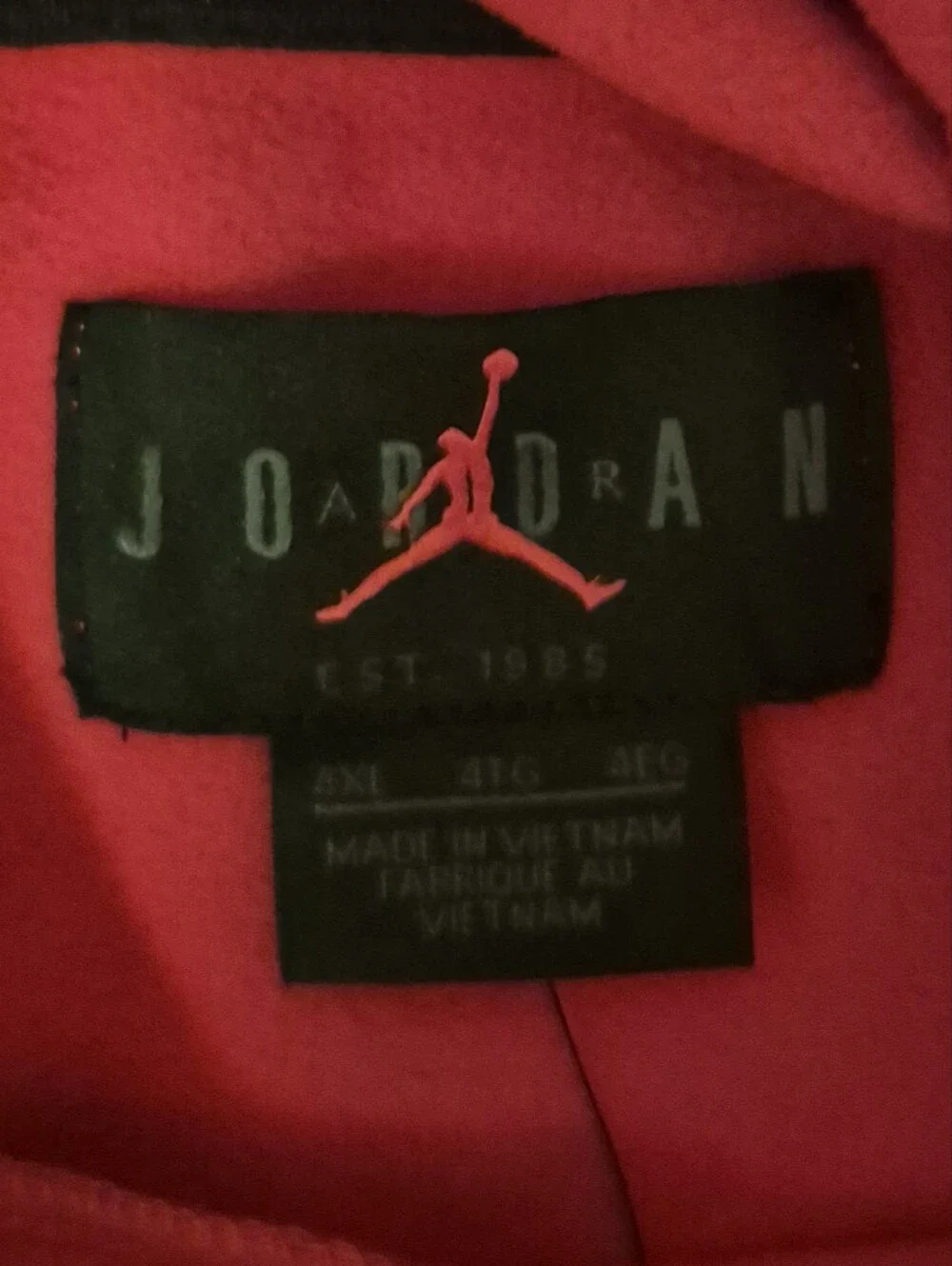 Jordan bold red